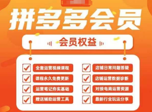 2025拼多多运营实战课，40节全流程教学，覆盖拼多多运营全链路-新视界